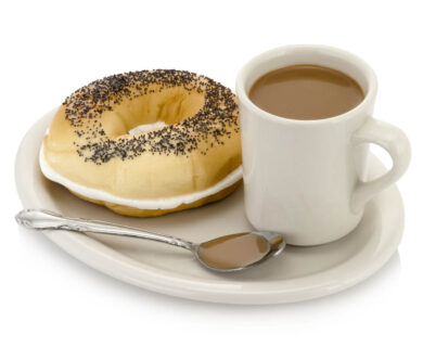 Coffee and Bagel