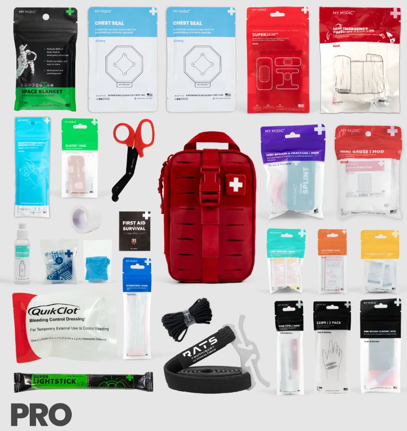 My Medic MyFAK Mini First Aid Kit - Pro / Red